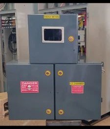 Three-phase MCC electrical control panel with energy meter